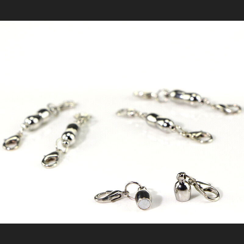 5X Silver Gold DIY Bracelet Necklace Chain Magnetic Clasp Hook Jewellery Finding