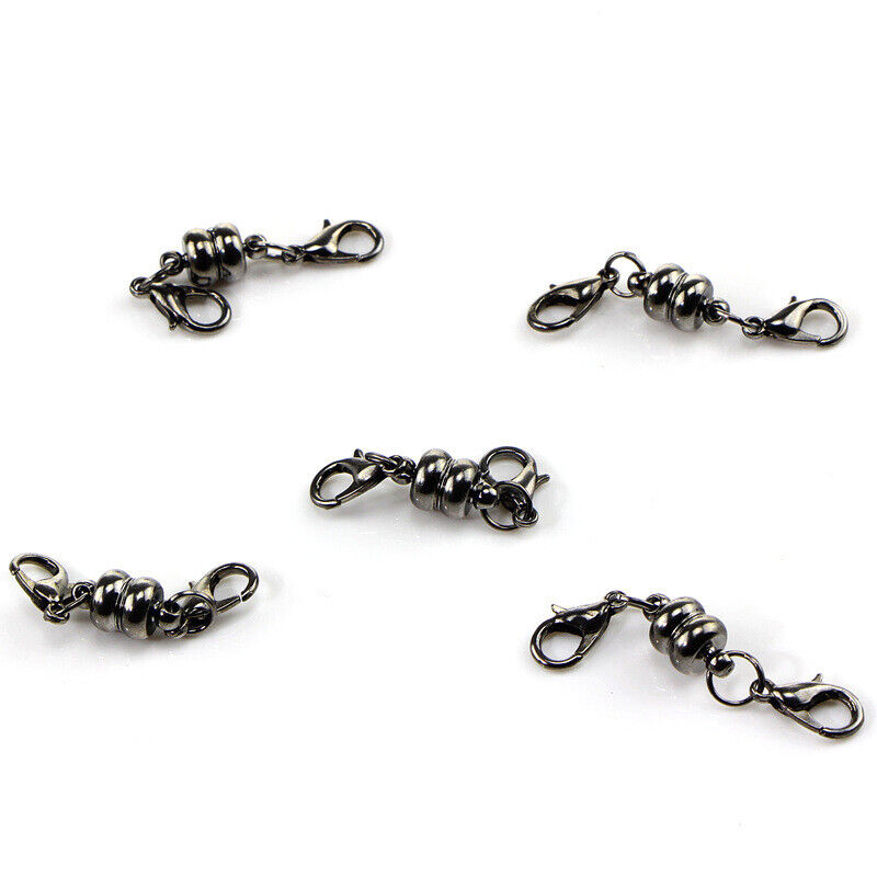 5X Silver Gold DIY Bracelet Necklace Chain Magnetic Clasp Hook Jewellery Finding