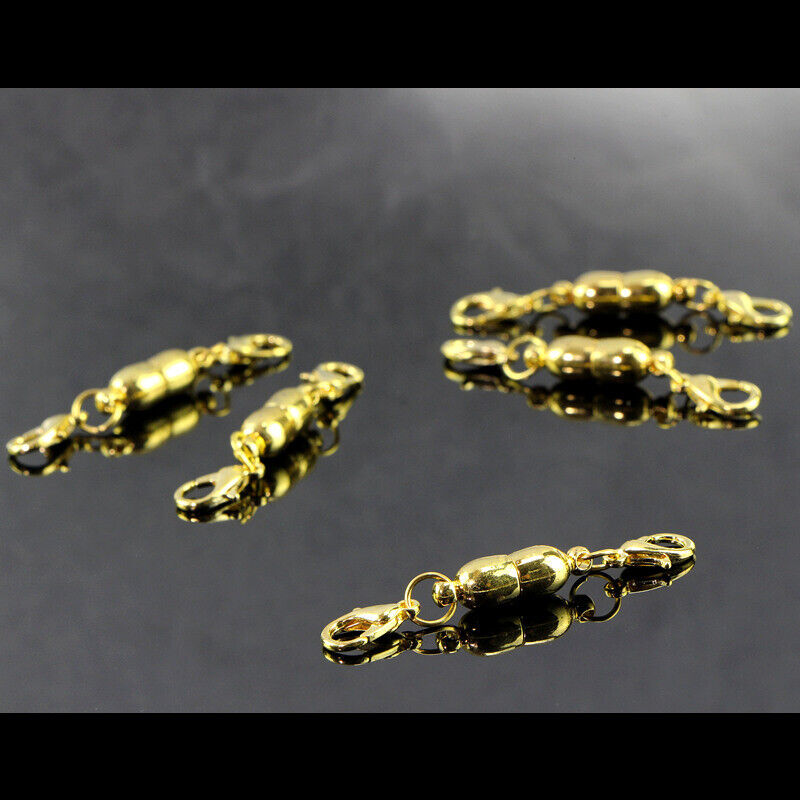 5X Silver Gold DIY Bracelet Necklace Chain Magnetic Clasp Hook Jewellery Finding