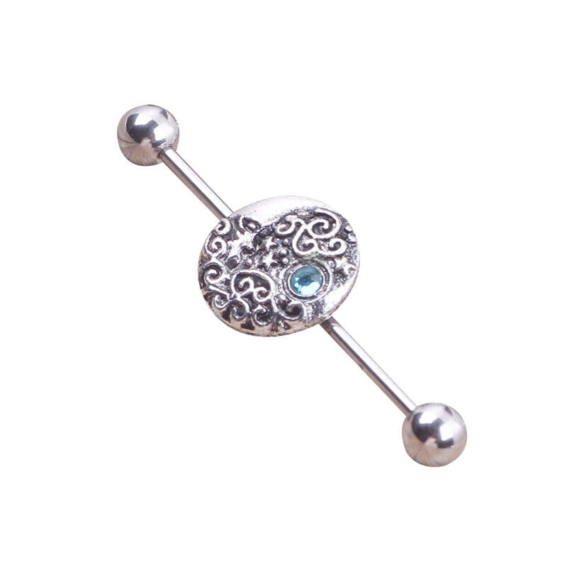 Multi Style Steel Industrial Bar Scaffold Ear Barbell Ring Piercing Jewellery