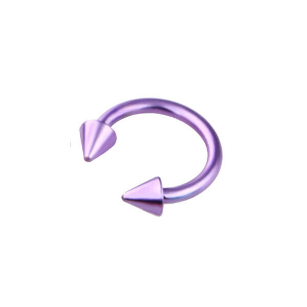 8pc Surgical Steel Nose Rings Ball Cone Horseshoe Ear Lip Stud Septum  Piercing
