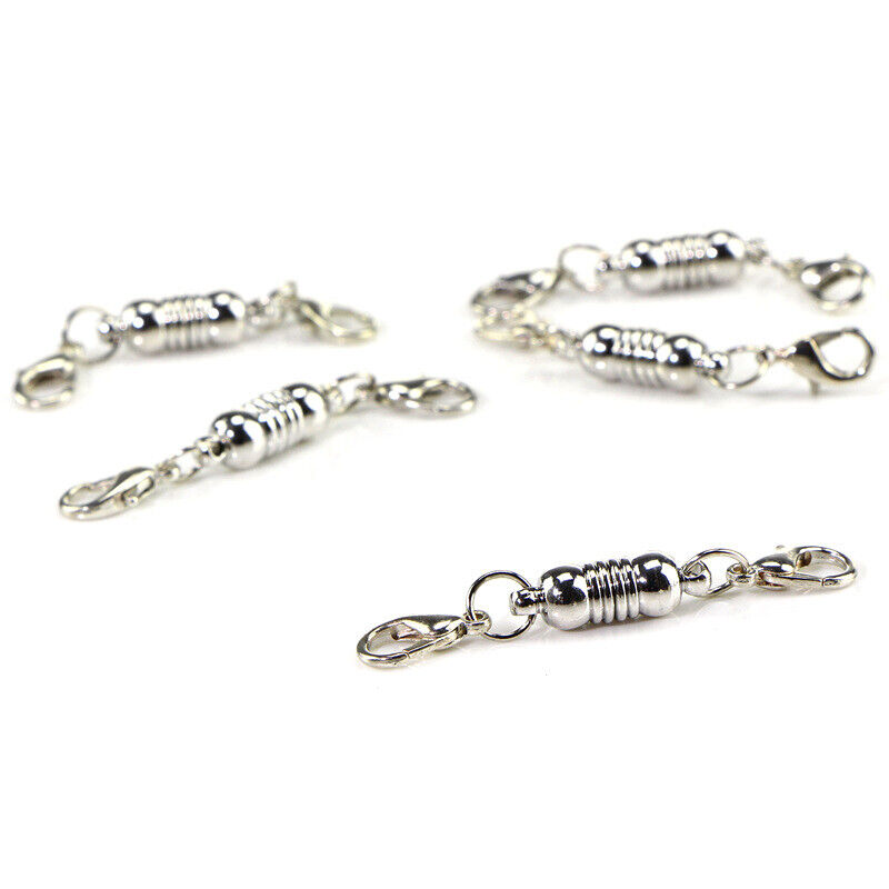 5X Silver Gold DIY Bracelet Necklace Chain Magnetic Clasp Hook Jewellery Finding