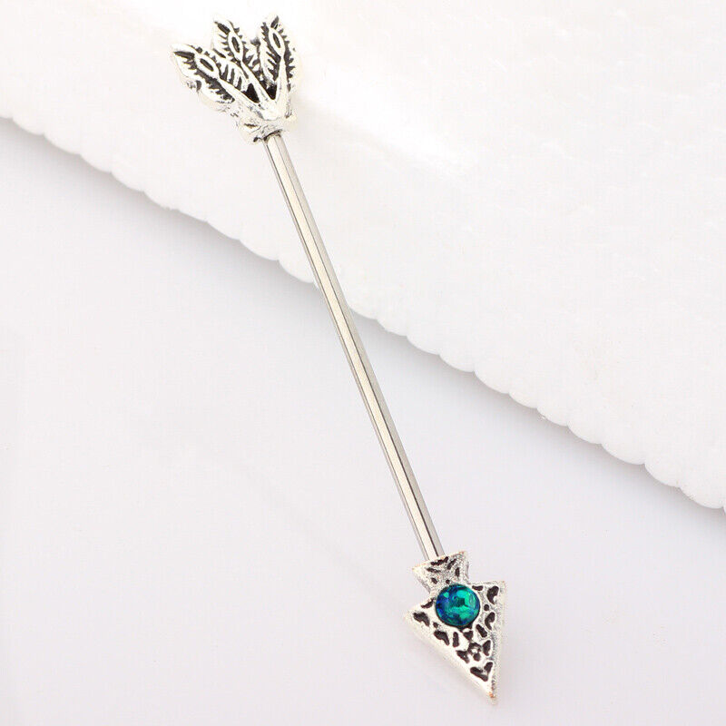 Multi Style Steel Industrial Bar Scaffold Ear Barbell Ring Piercing Jewellery