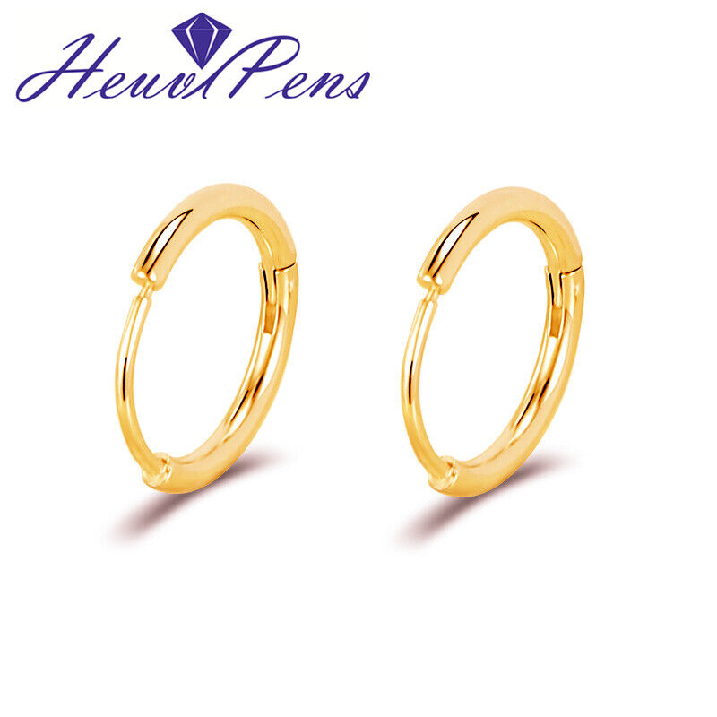 1 Pair Surgical Steel Nose Ring Earrings Cartilage Tragus Helix Ear Piercing Hoop