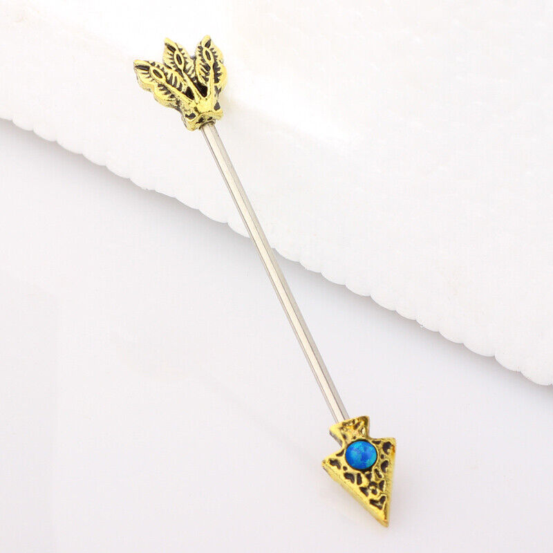 Multi Style Steel Industrial Bar Scaffold Ear Barbell Ring Piercing Jewellery