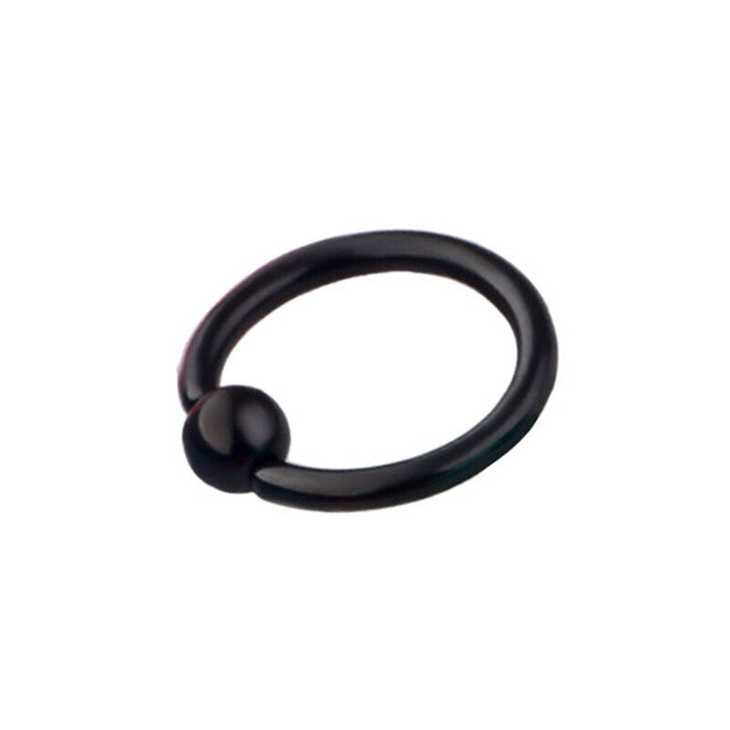 8X Surgical Steel Hoop Ring Piercing Ball Closure Lip Ear Nose Eyebrow 8mm*1.2mm
