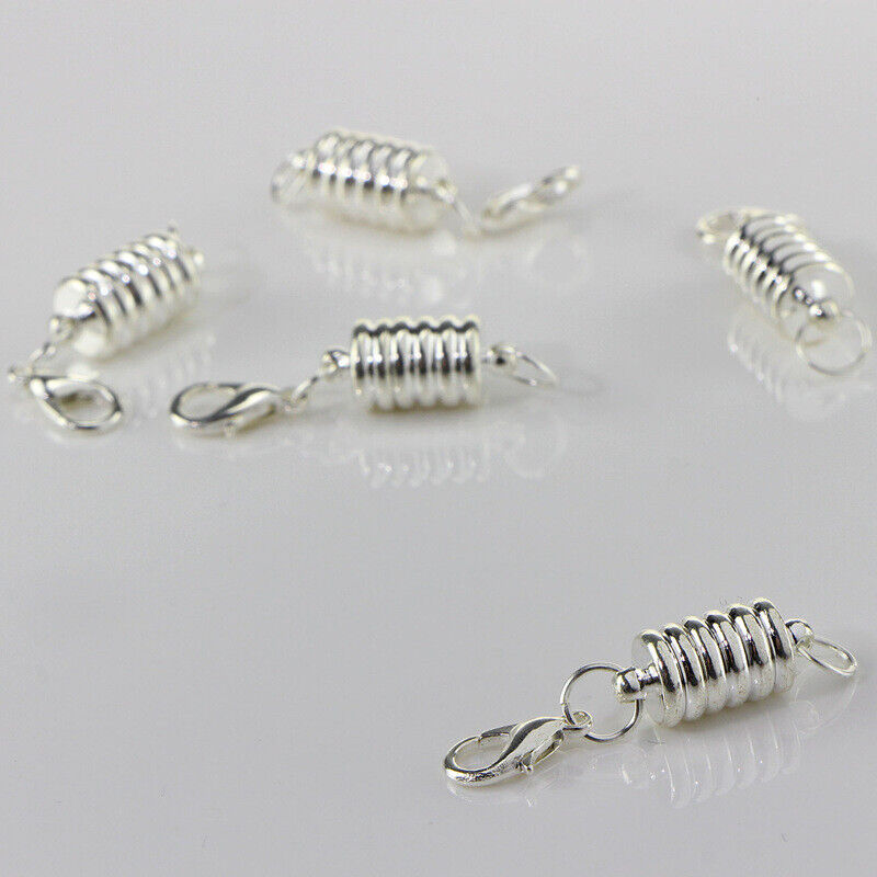 5X Silver Gold DIY Bracelet Necklace Chain Magnetic Clasp Hook Jewellery Finding
