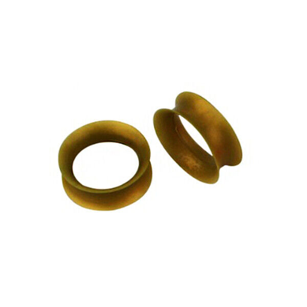 2pc Flesh Tunnel Flexible Silicone Double Flare Saddle Ear Stretcher Plug 6-25mm