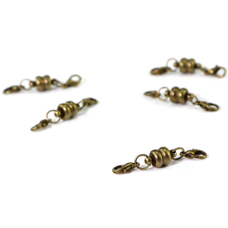5X Silver Gold DIY Bracelet Necklace Chain Magnetic Clasp Hook Jewellery Finding