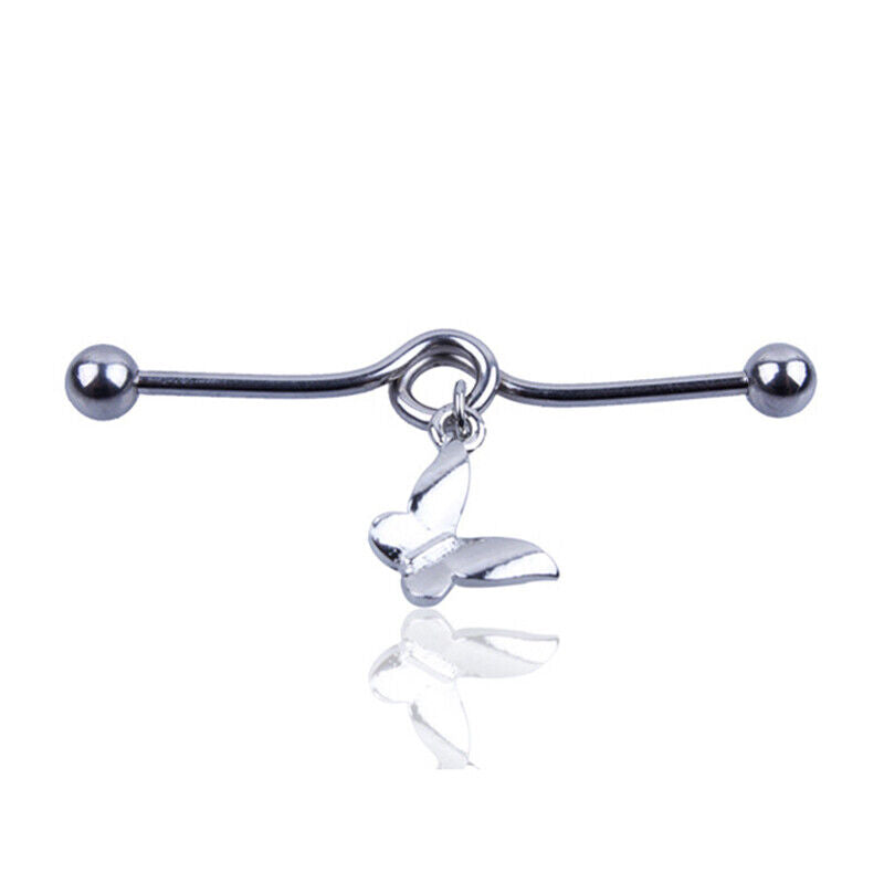 Multi Style Steel Industrial Bar Scaffold Ear Barbell Ring Piercing Jewellery