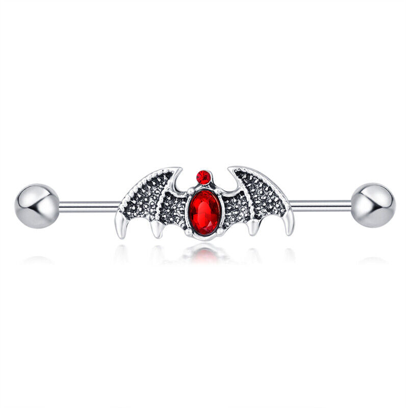 Multi Style Steel Industrial Bar Scaffold Ear Barbell Ring Piercing Jewellery