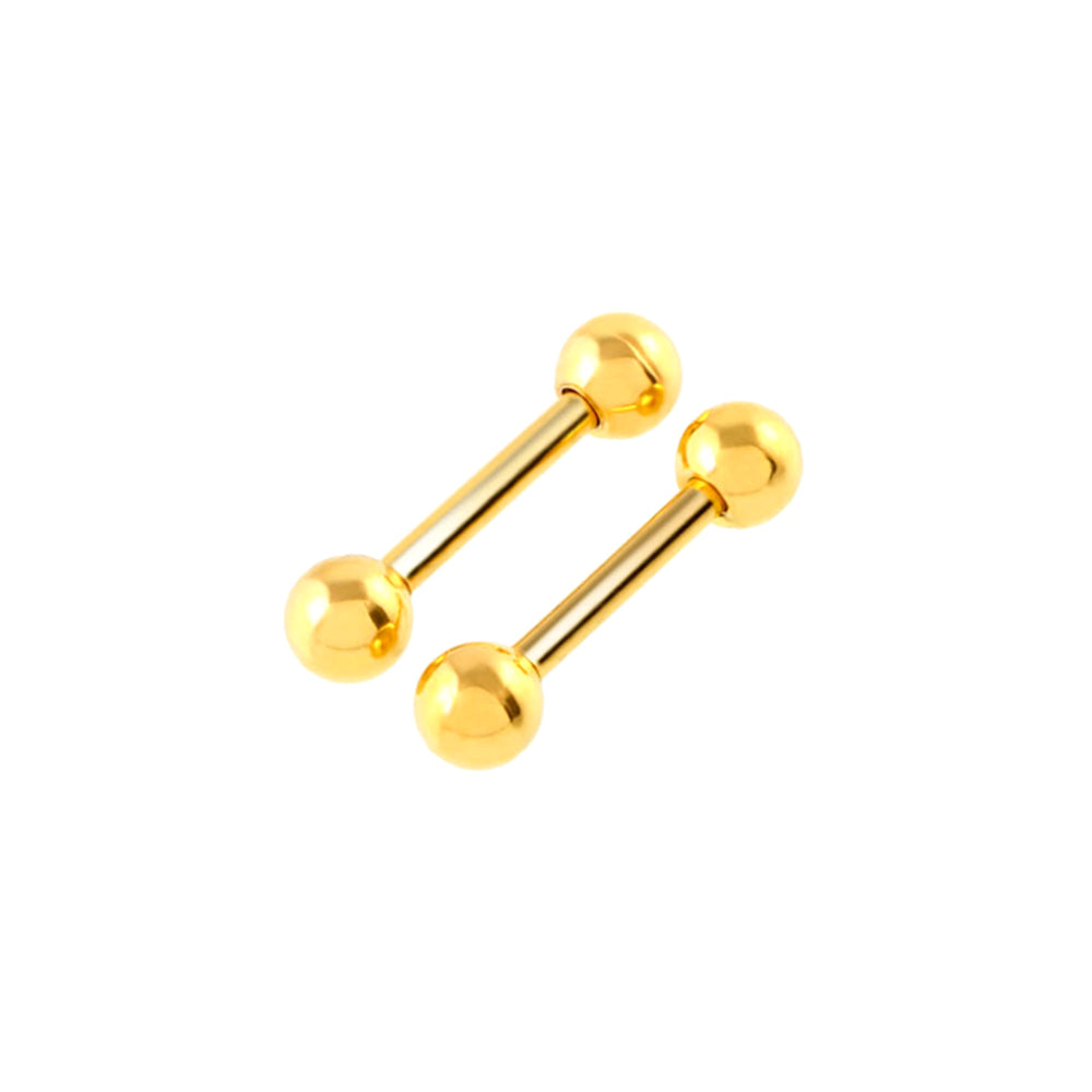 1 Pair Surgical Steel Ball Ear Stud Cartilage Barbell Earring Piercing Jewellery