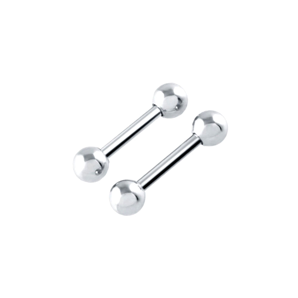 1 Pair Surgical Steel Ball Ear Stud Cartilage Barbell Earring Piercing Jewellery